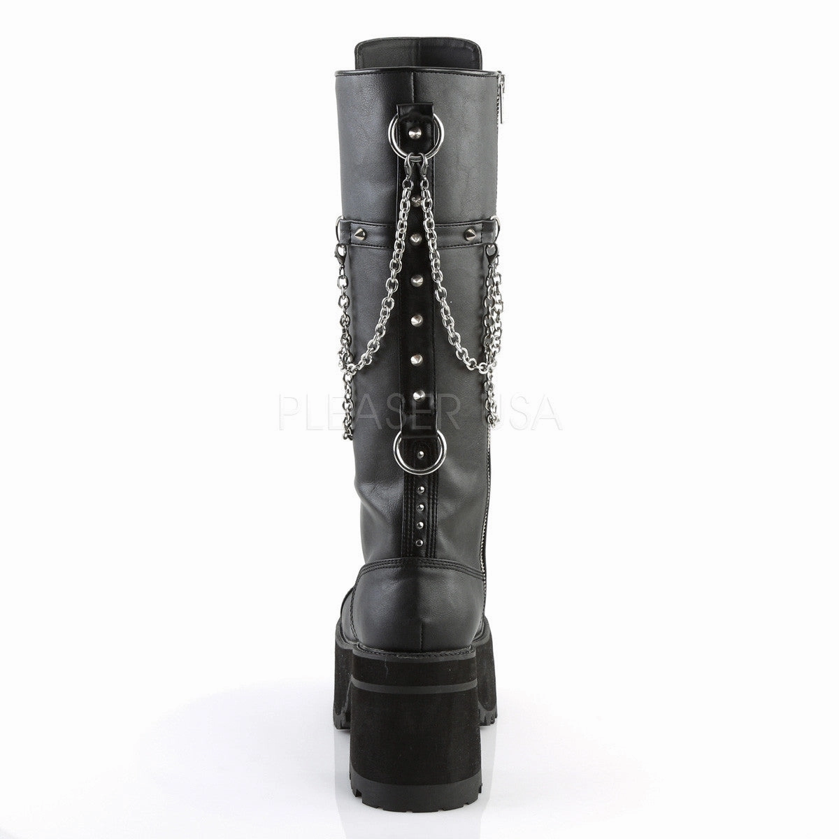 3 Inch Heel RANGER-303 Black Pu