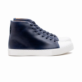 Abington Hi Toe Cap - Horween Ink Cavalier