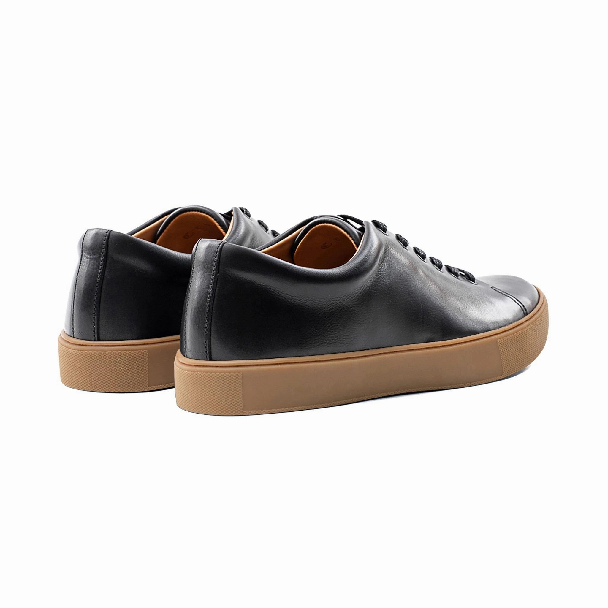 Abington Toe Cap - All Black Calf