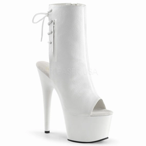 ADORE-1018  White Faux Leather/White