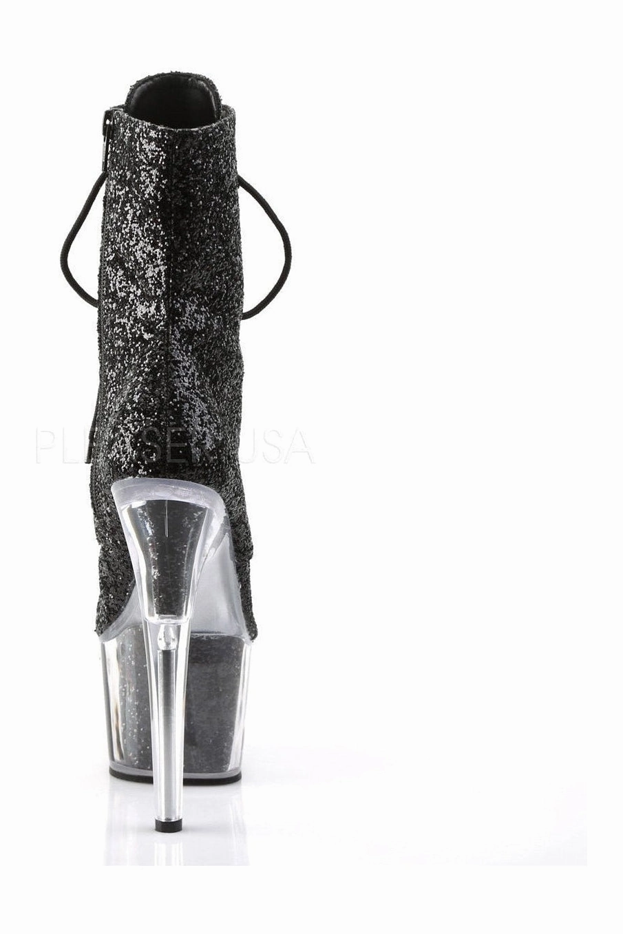ADORE-1020G Platform Boot  | Black Glitter