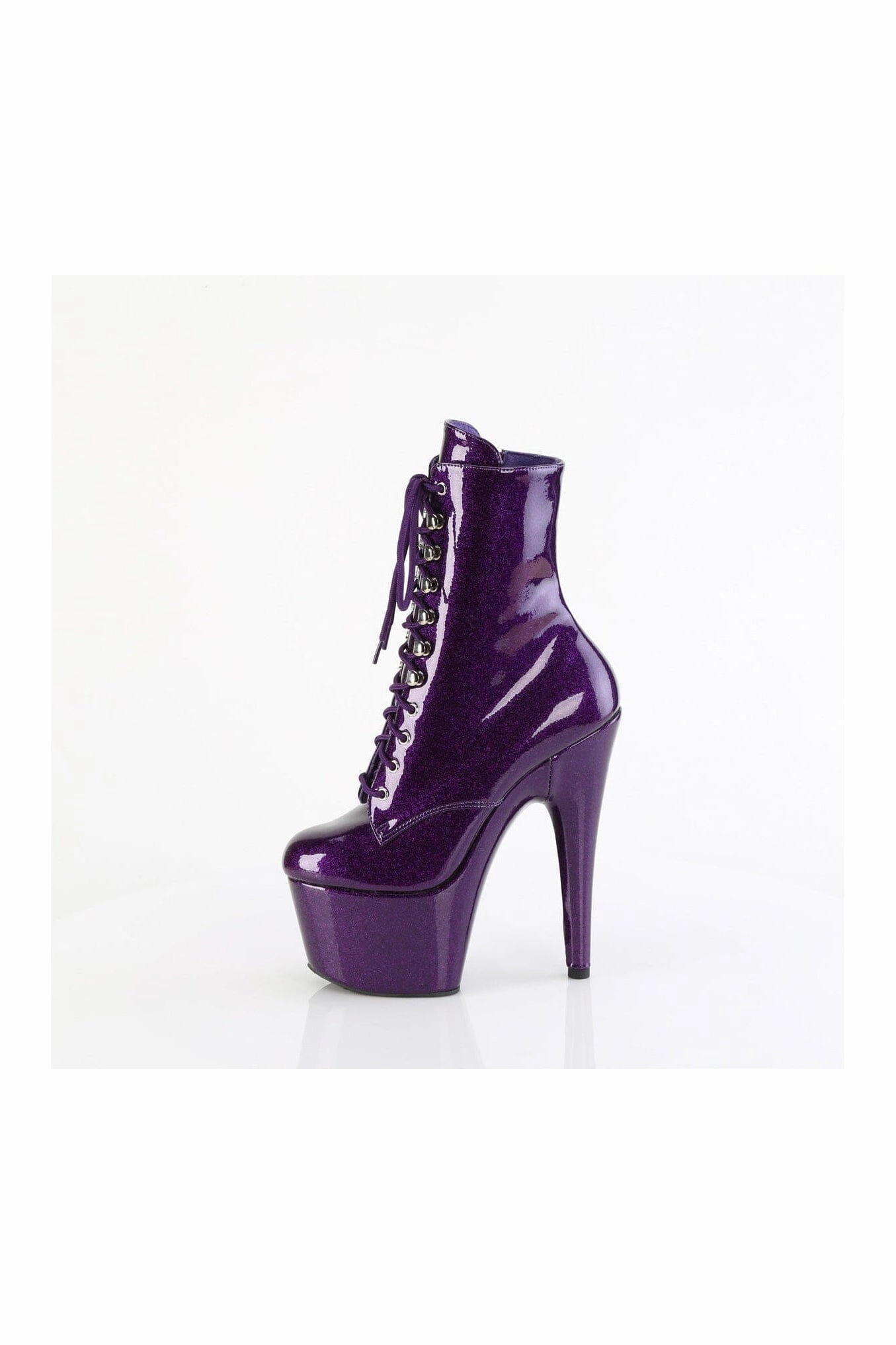 ADORE-1020GP Purple Patent Ankle Boot