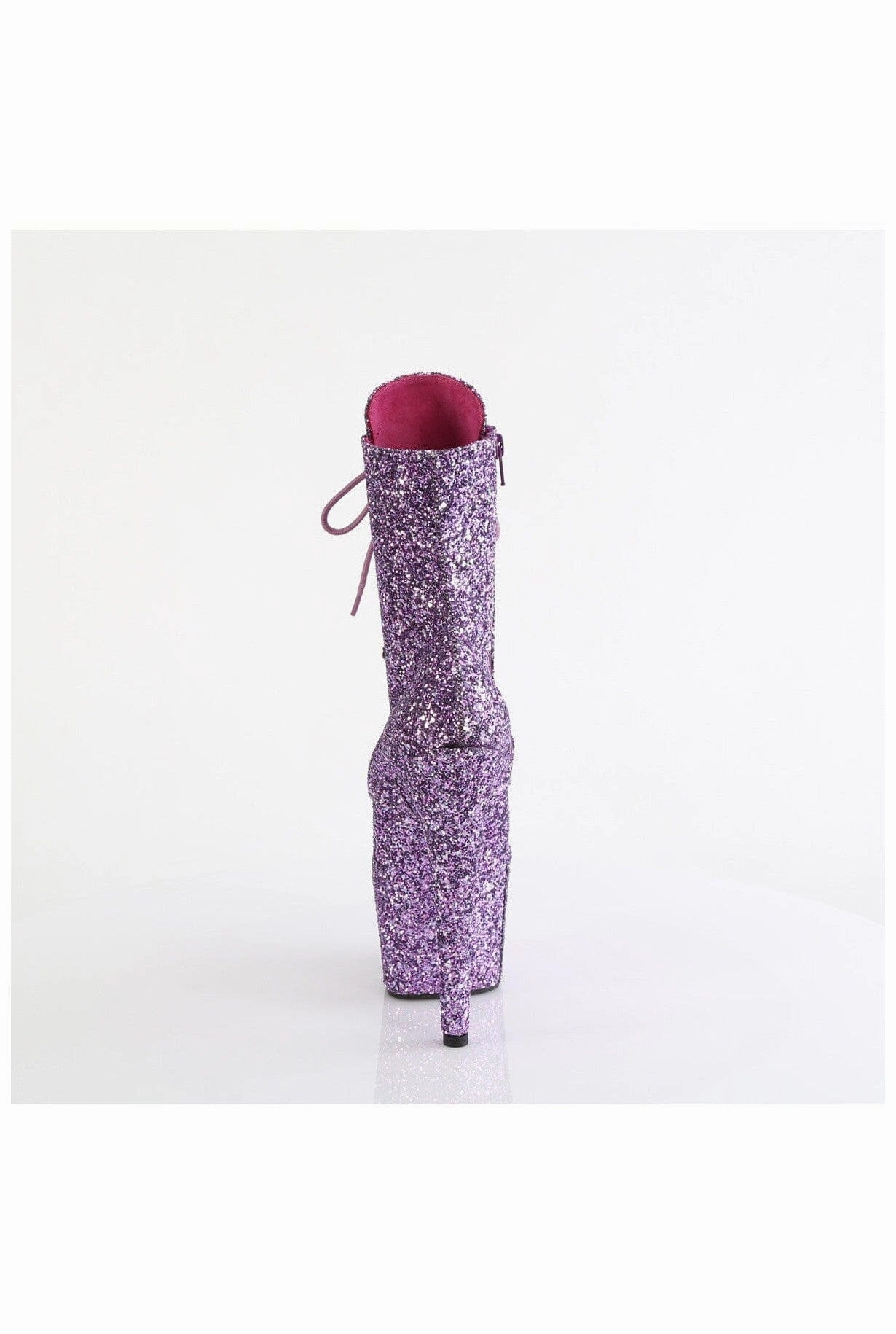 ADORE-1020GWR Purple Glitter Ankle Boot