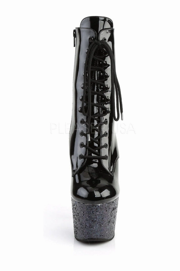 ADORE-1020LG Platform Boot | Black Patent