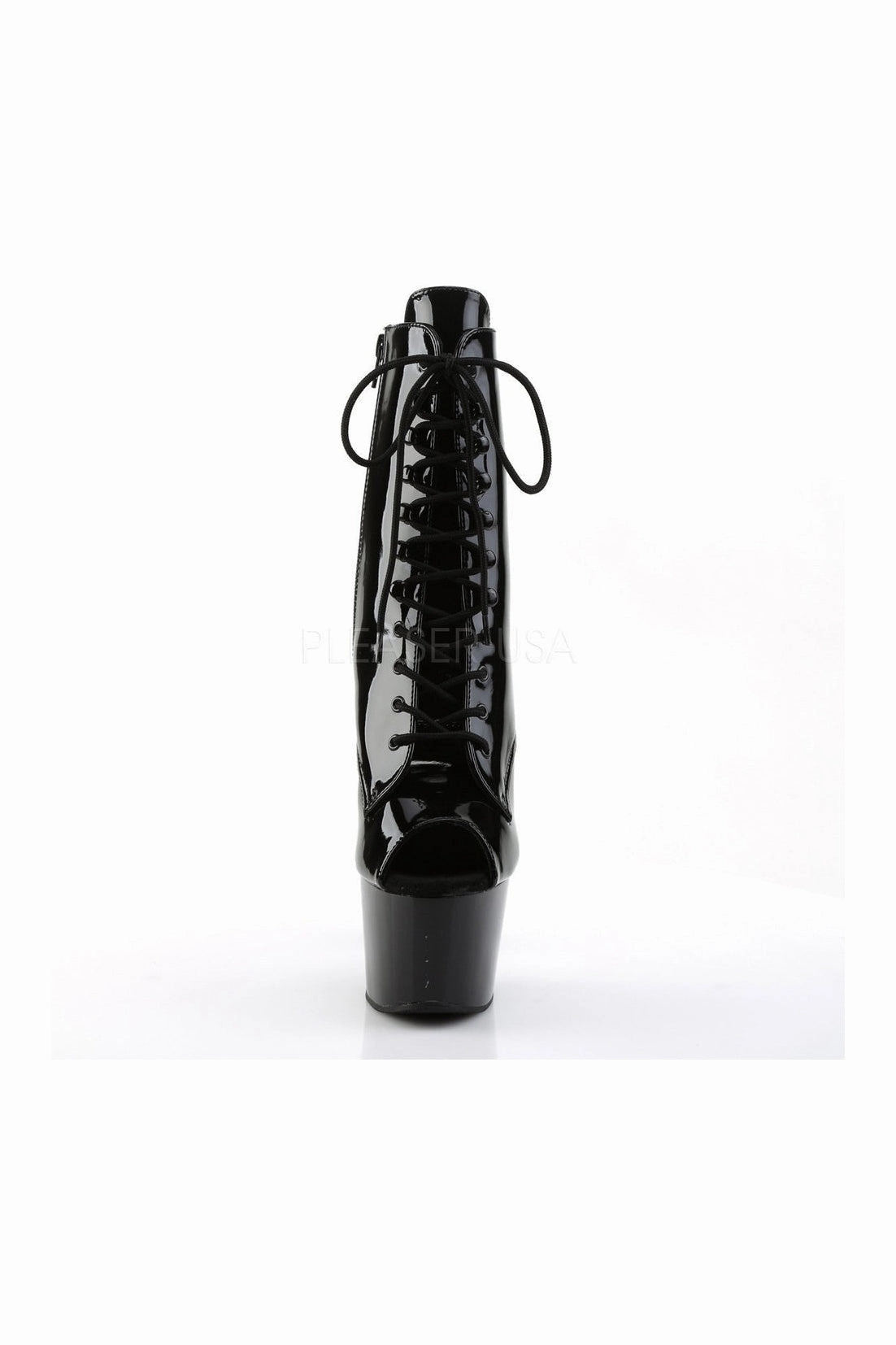 ADORE-1021 Platform Boot  | Black Patent