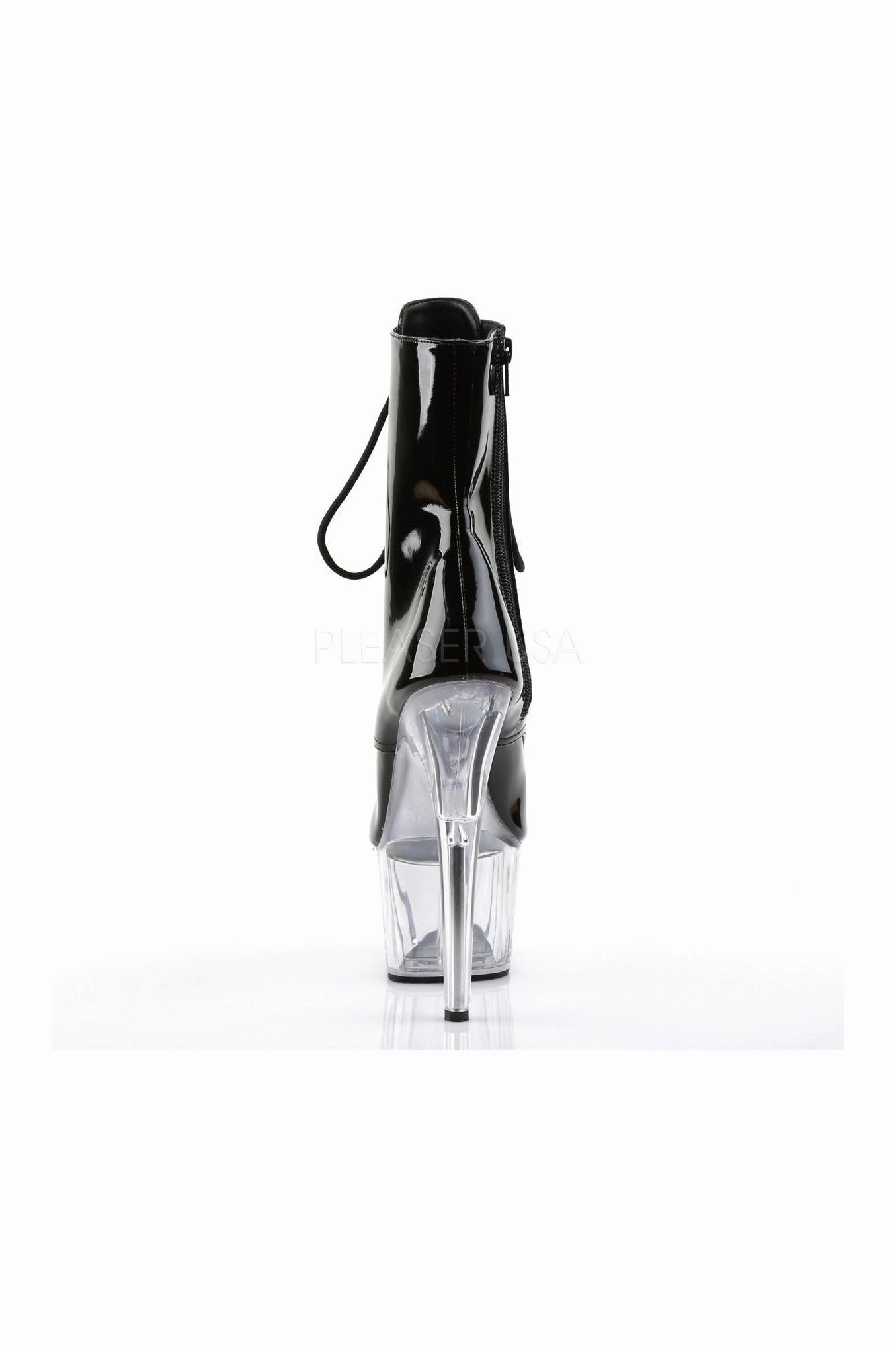 ADORE-1021 Platform Boot  | Black Patent