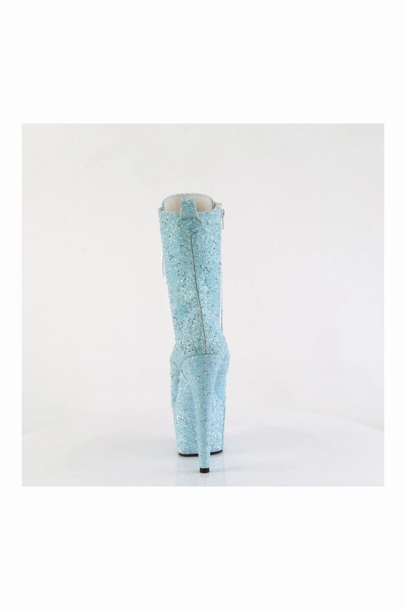 ADORE-1040GR Blue Glitter Ankle Boot