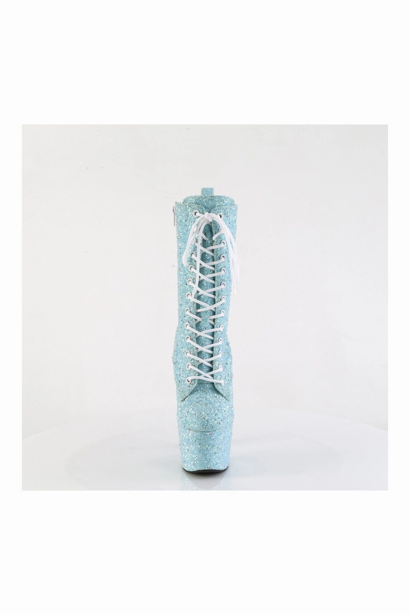 ADORE-1040GR Blue Glitter Ankle Boot