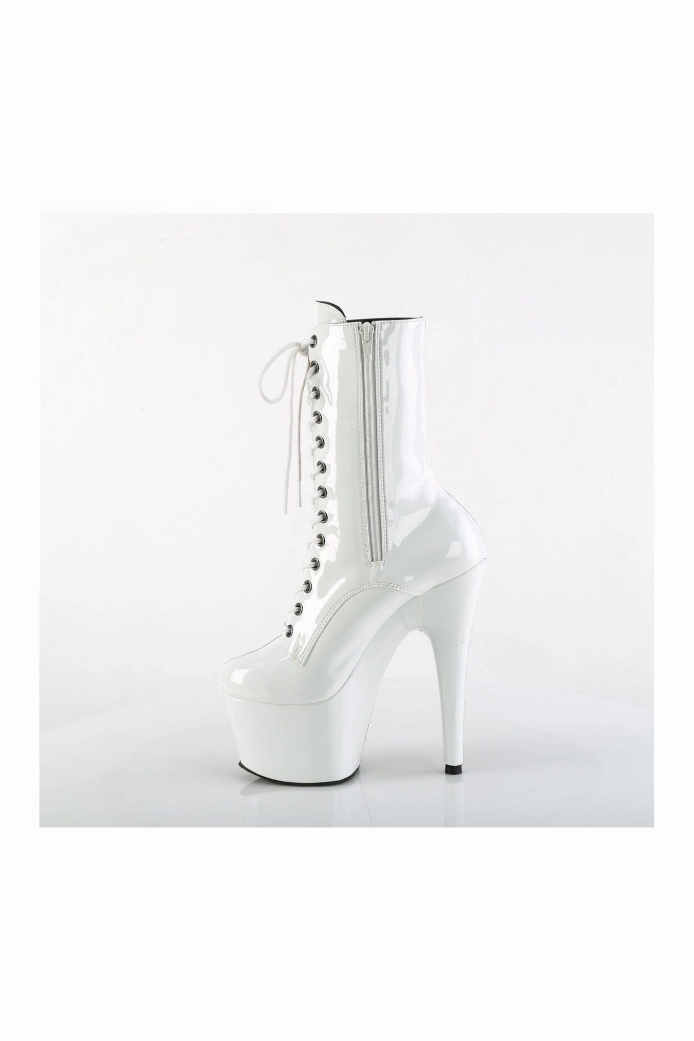 ADORE-1040TT Grey Patent Ankle Boot