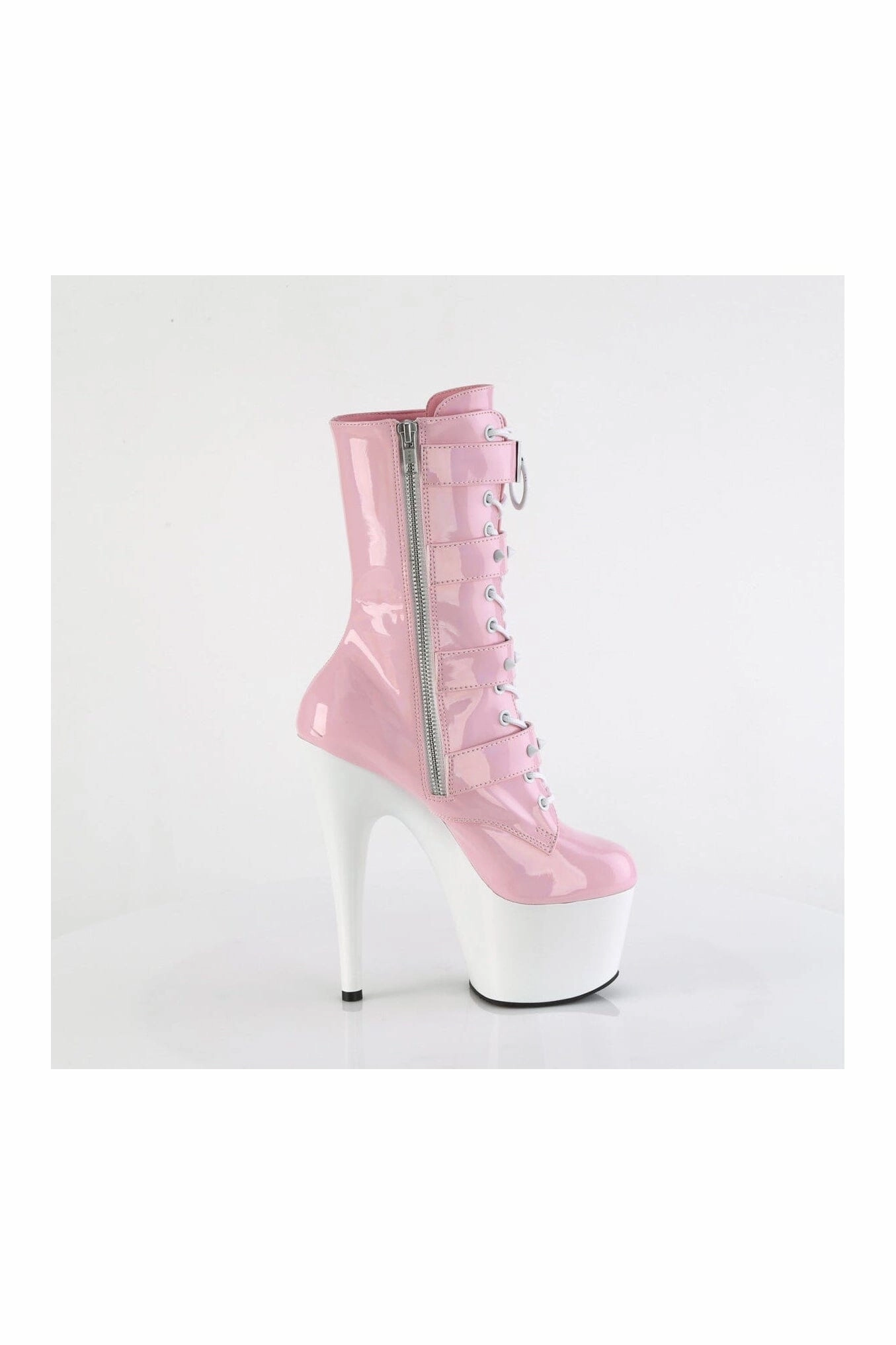 ADORE-1046TT Pink Patent Ankle Boot
