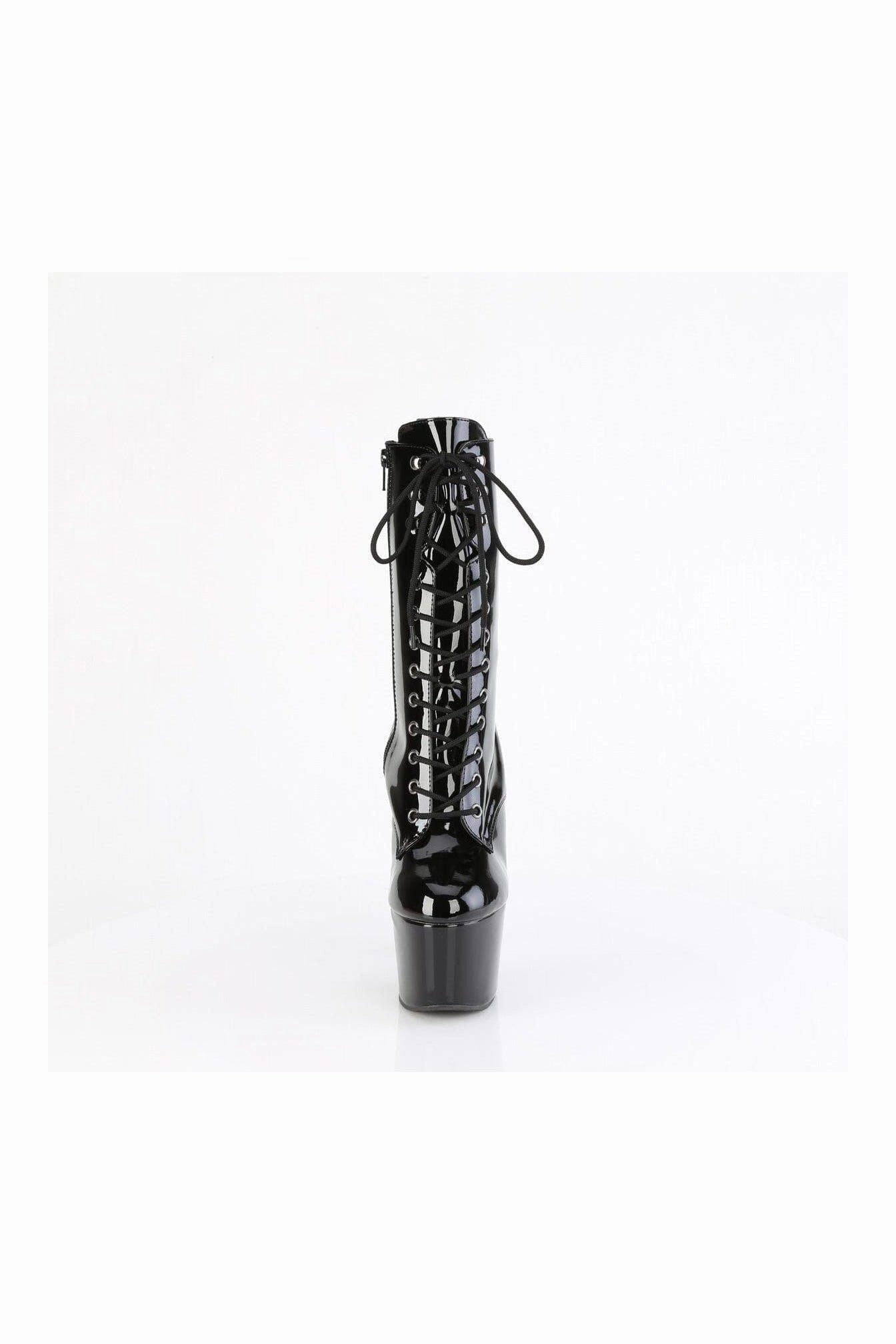 ADORE-1049WR Black Patent Ankle Boot