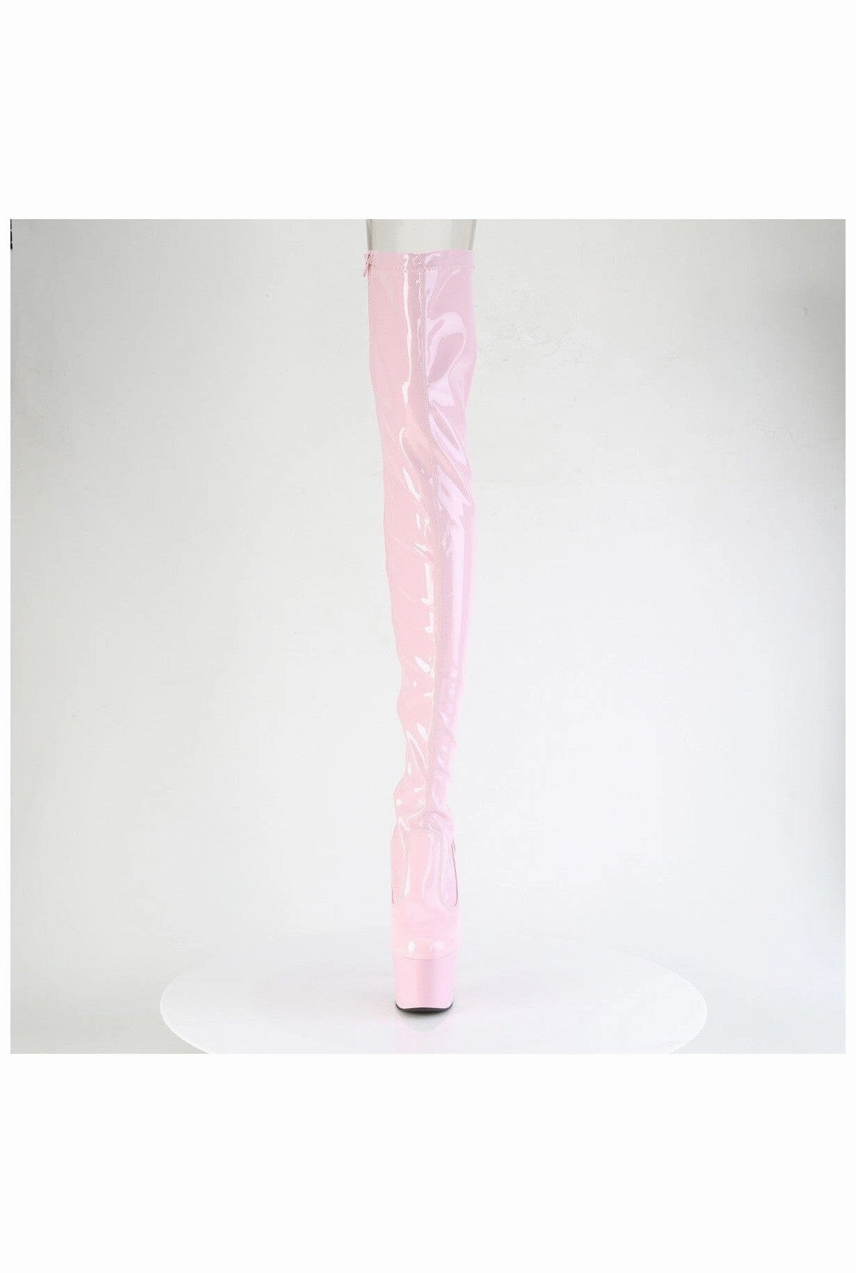 ADORE-3850 Pink Patent Thigh Boot
