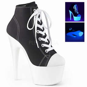 ADORE-700SK-02  Black Canvas/Neon White