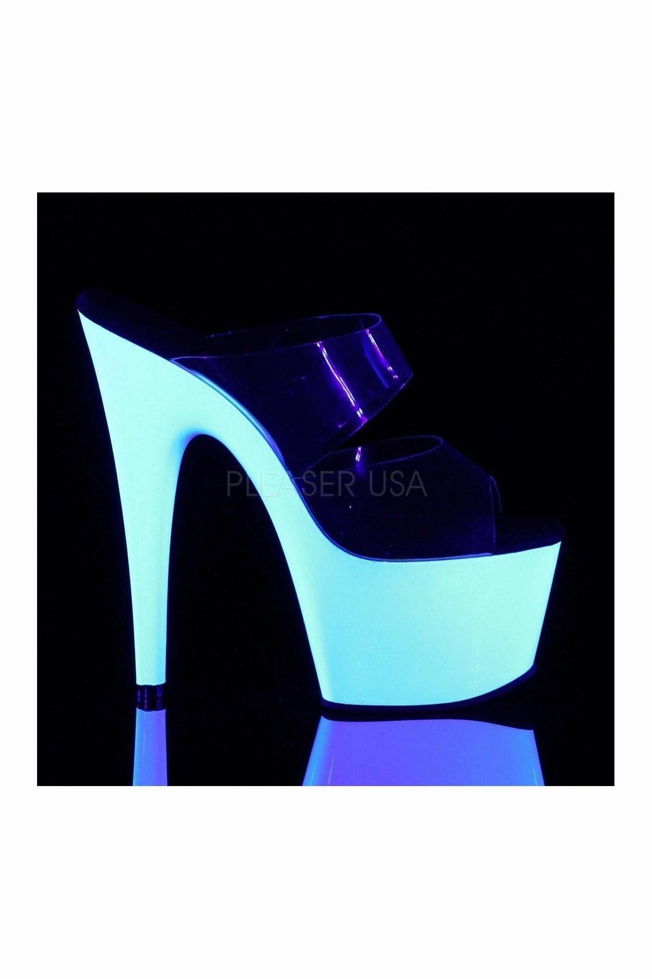 ADORE-702UV Platform Slide  | Clear Vinyl