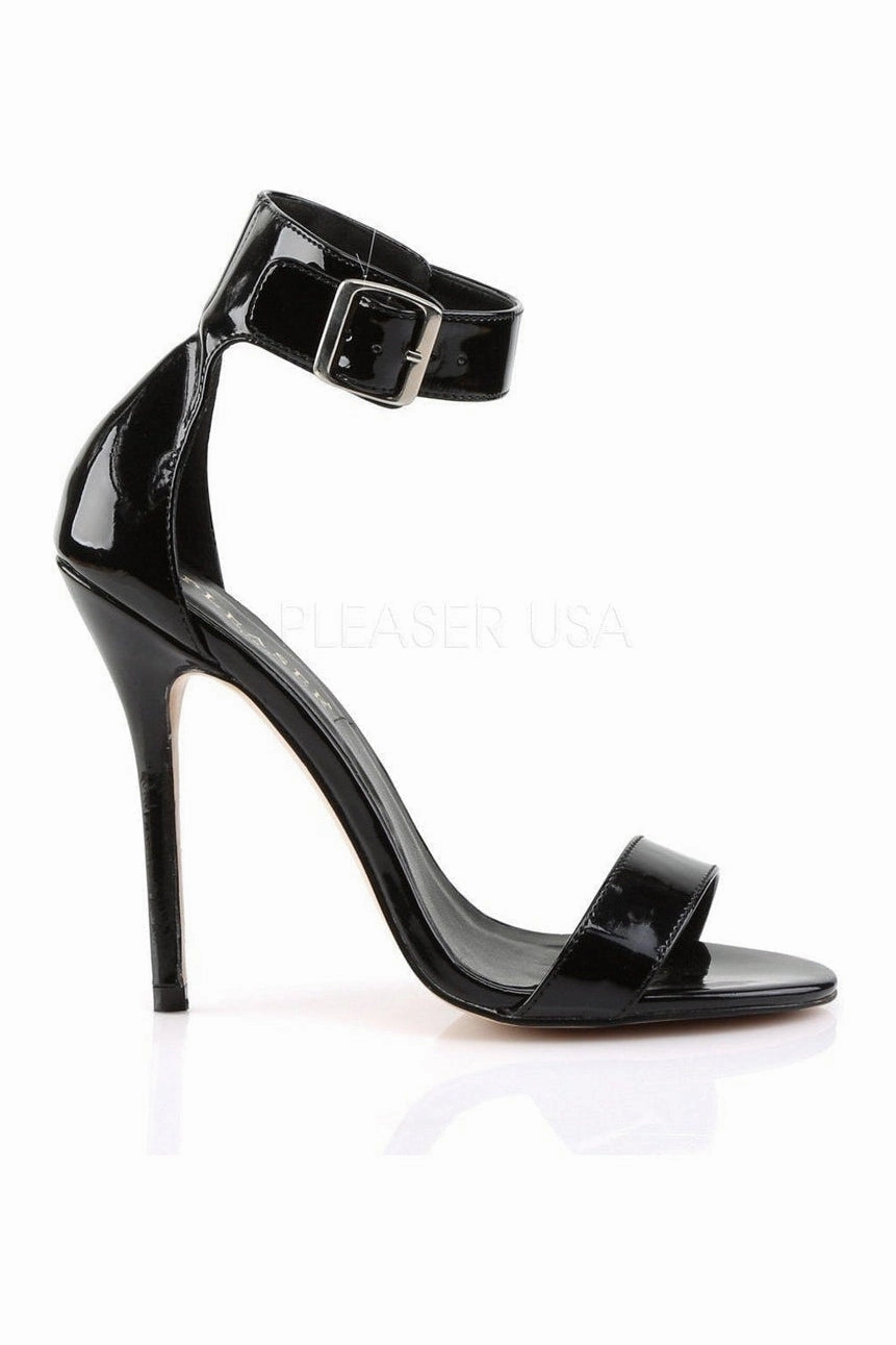 AMUSE-10 Sandal  | Black Patent