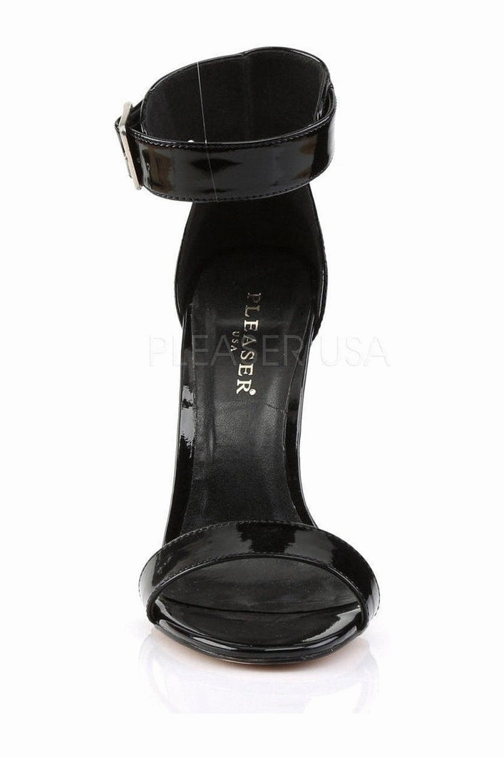AMUSE-10 Sandal  | Black Patent