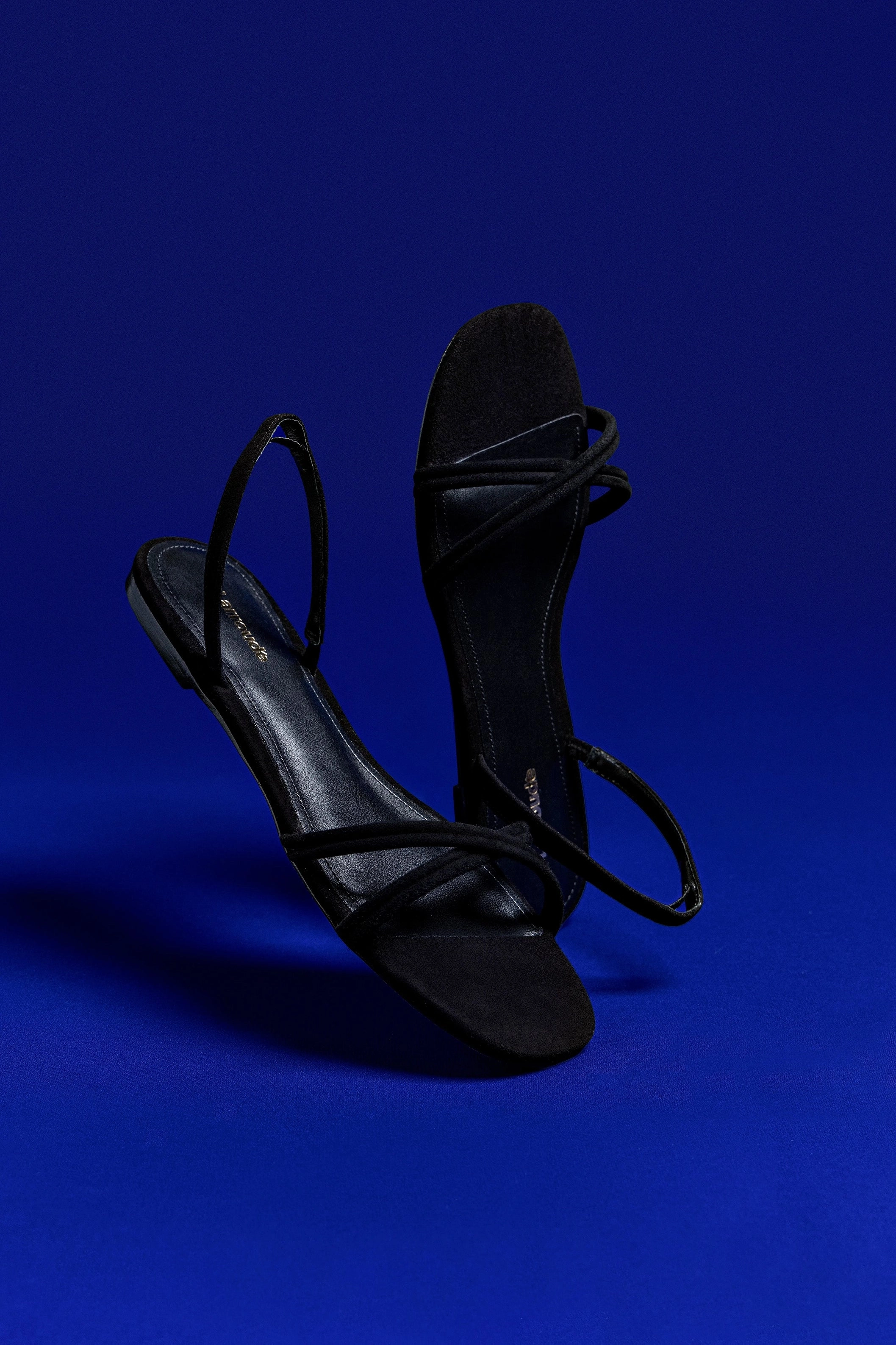 Annie Flat In Black Suede