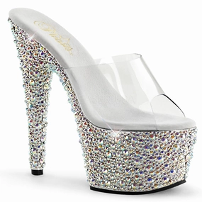 BEJEWELED-701MS  Clear/Silver Multi RS