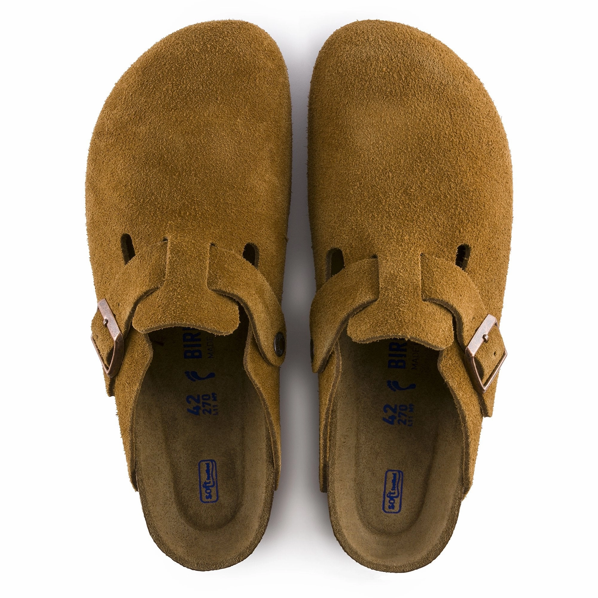 Birkenstock Women's Boston Soft Footbed Suede Leather Sandal