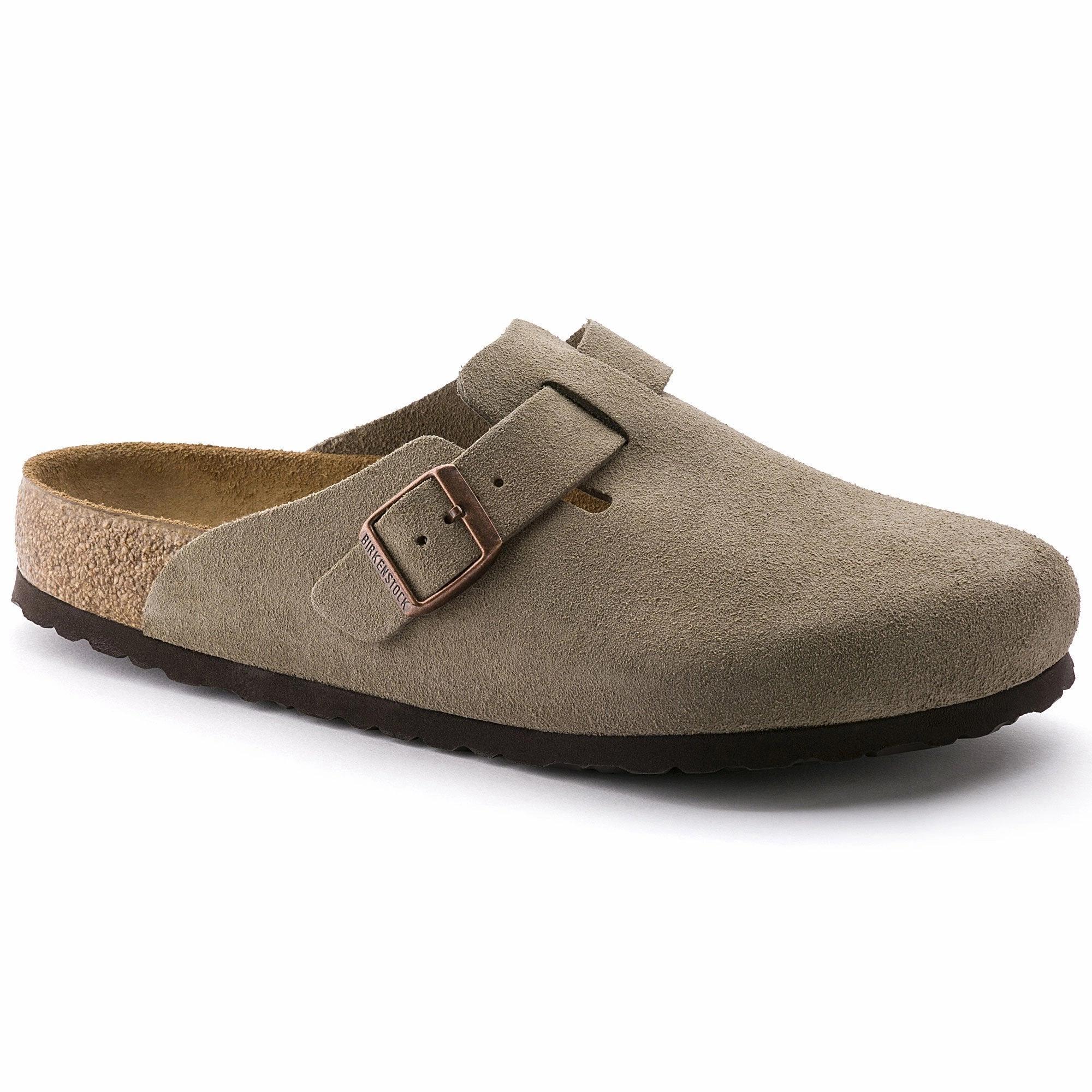 Birkenstock Women's Boston Soft Footbed Suede Leather Sandal