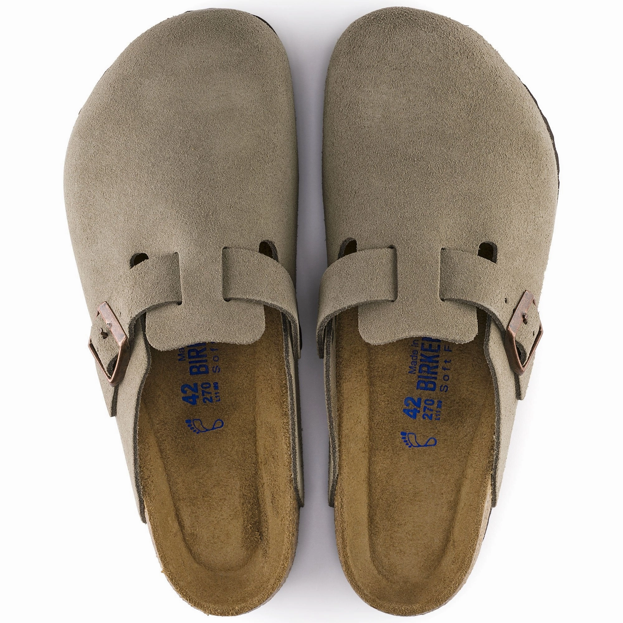 Birkenstock Women's Boston Soft Footbed Suede Leather Sandal