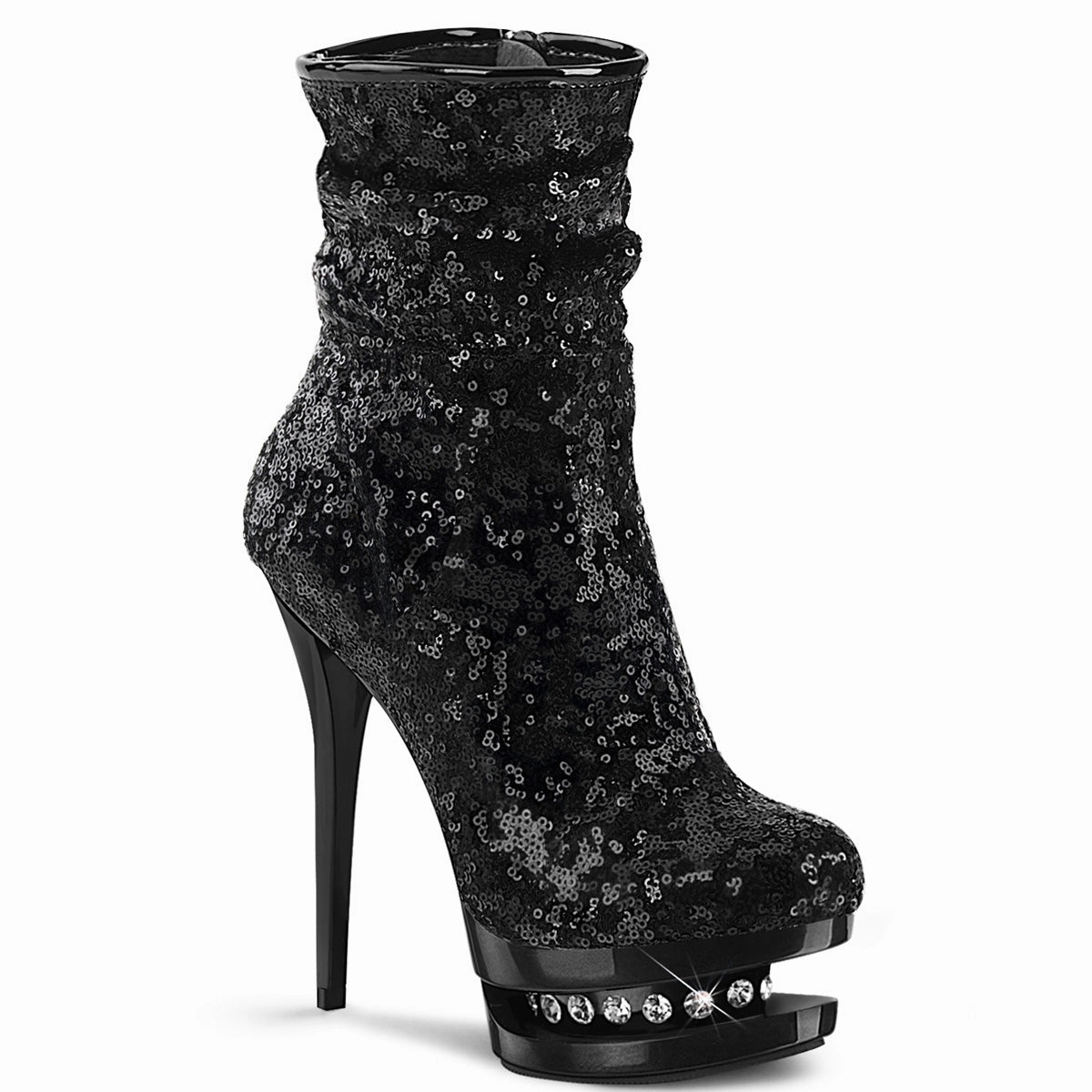 BLONDIE-R-1009  Black Sequins/Black