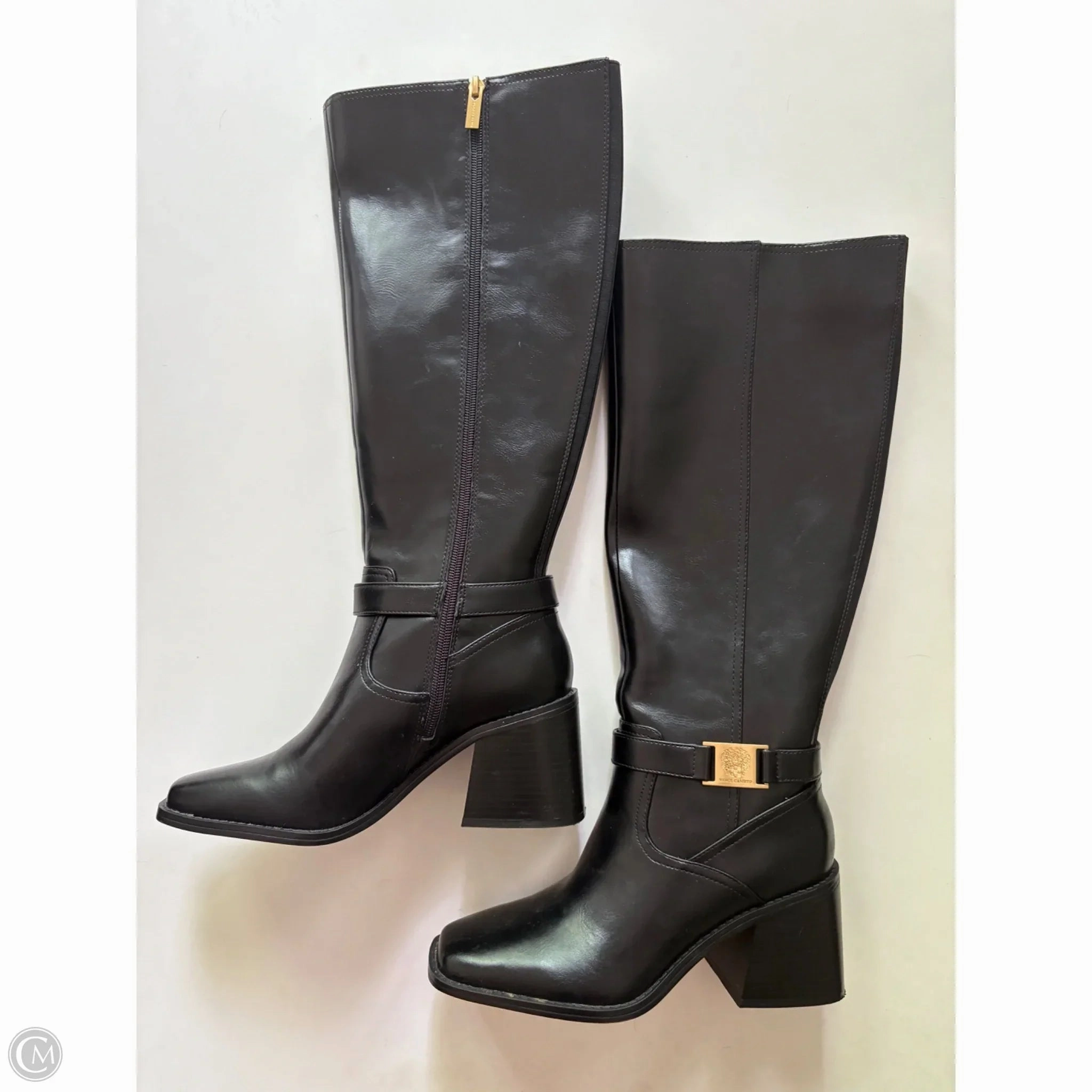 Boots Knee Heels By Vince Camuto In Black, Size: 8