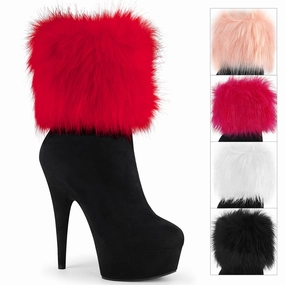 DELIGHT-1000  Black Faux Suede/Black Faux Suede
