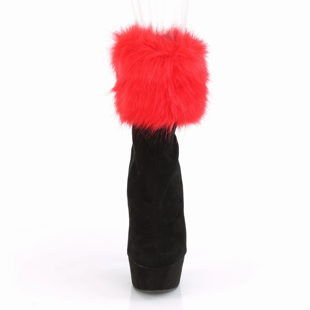 DELIGHT-1000  Black Faux Suede/Black Faux Suede