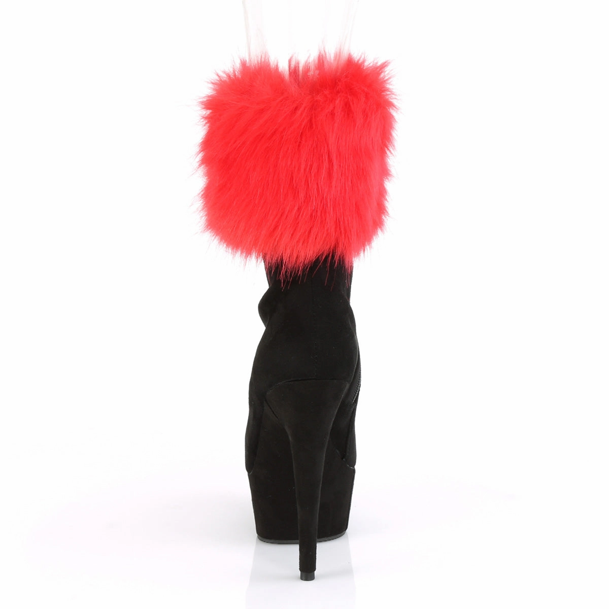 DELIGHT-1000  Black Faux Suede/Black Faux Suede