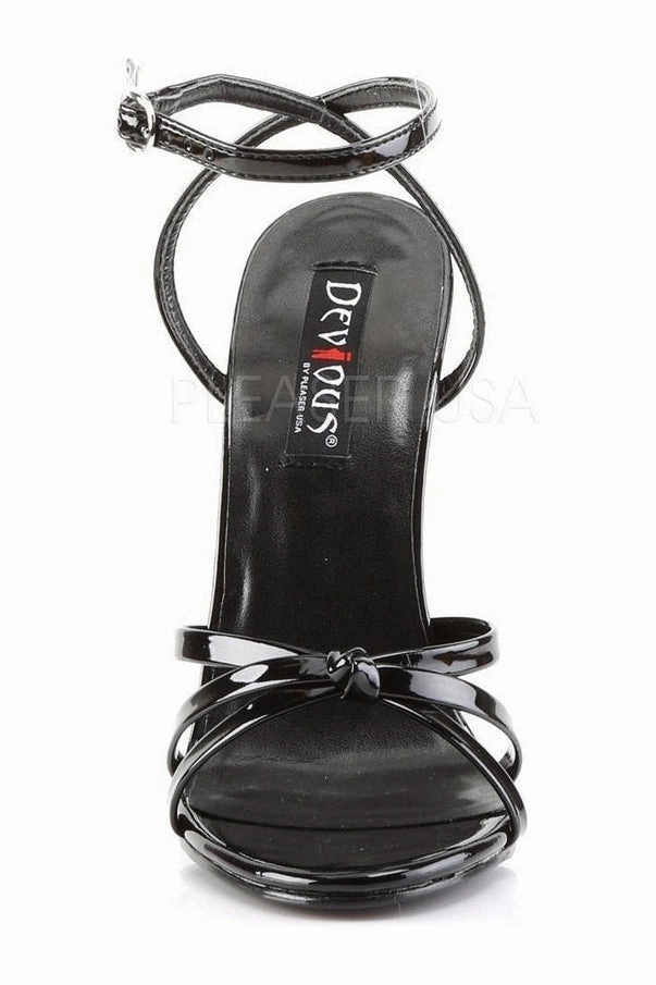 DOMINA-108 Sandal  | Black Patent