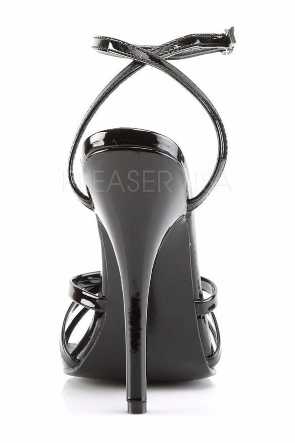 DOMINA-108 Sandal  | Black Patent