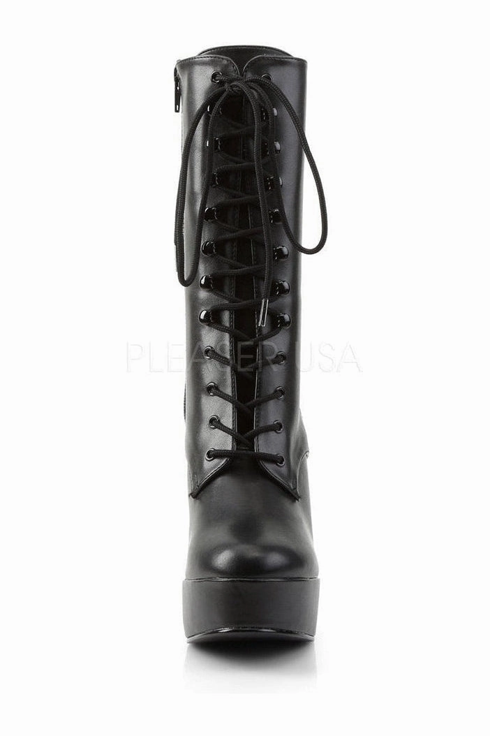 ELECTRA-1020 Platform Boot  | Black Faux Leather