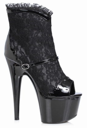 Ellie 709-CAMILA 7" Platform Lace Ankle Boot