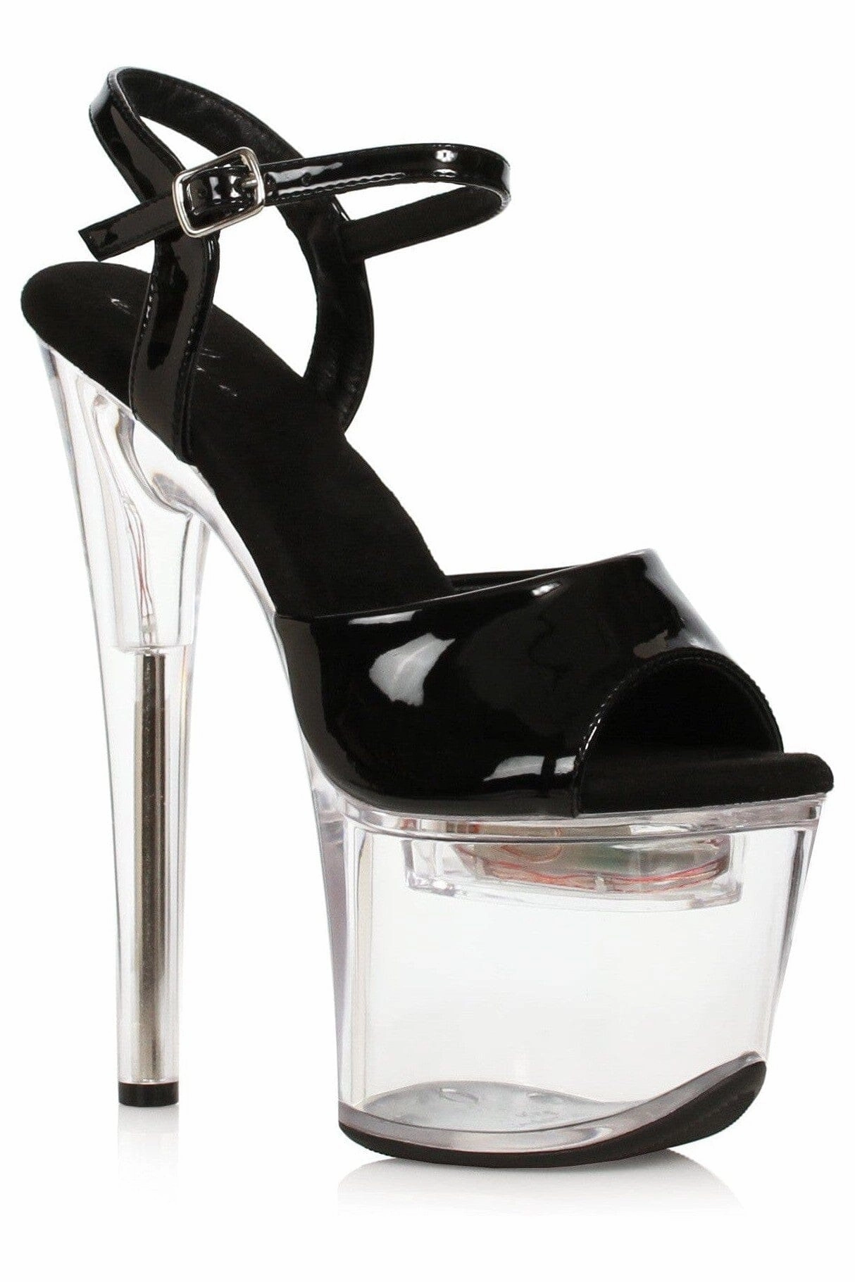 Ellie Shoes L709-JULIET Stiletto with Multi-color Light in Platform