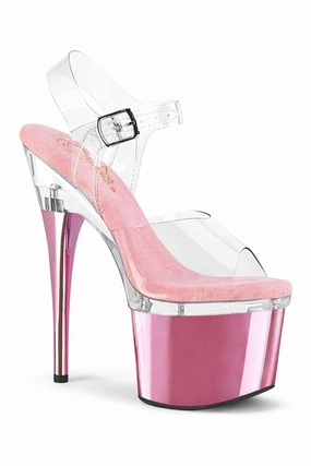ESTEEM-708 Clear Vinyl Sandal