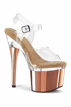 ESTEEM-708 Clear Vinyl Sandal