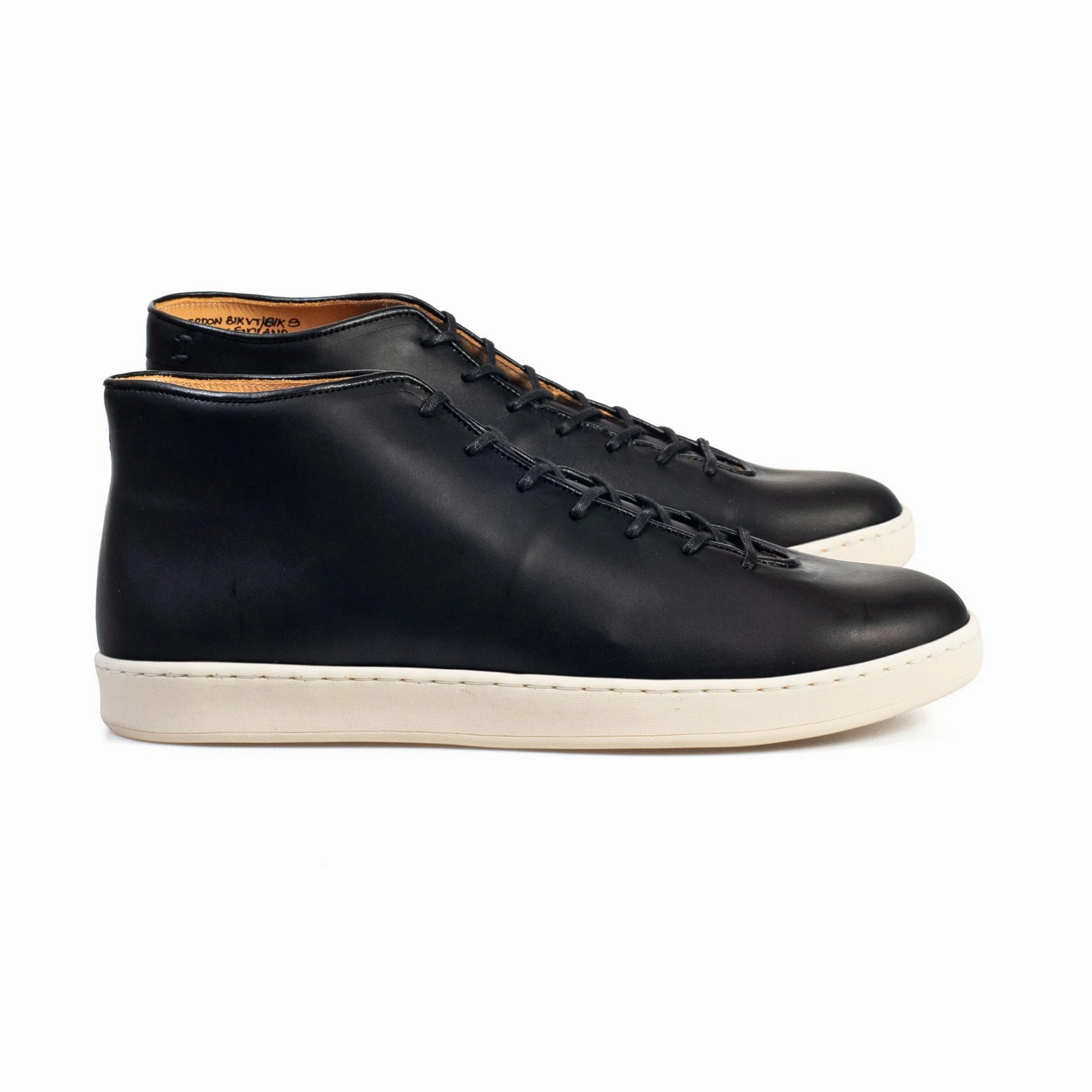 Everdon Wholecut Mid - Black Veg Tan Calf
