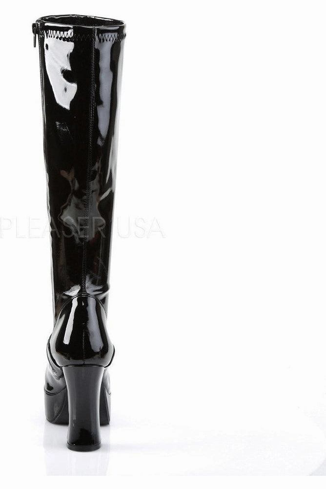 EXOTICA-2000 Go Go Boot | Black Patent