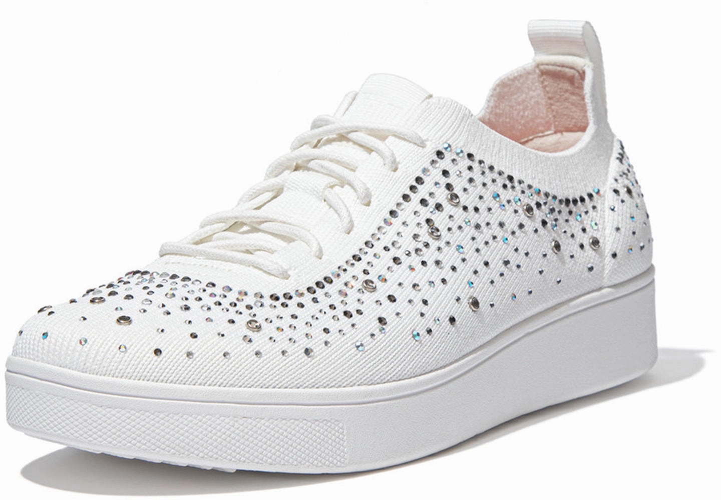 FitFlop Women's Rally Ombre Crystal Knit Sneaker