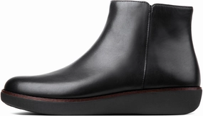 FitFlop Women's Ziggy Leather Zip Ankle Boot