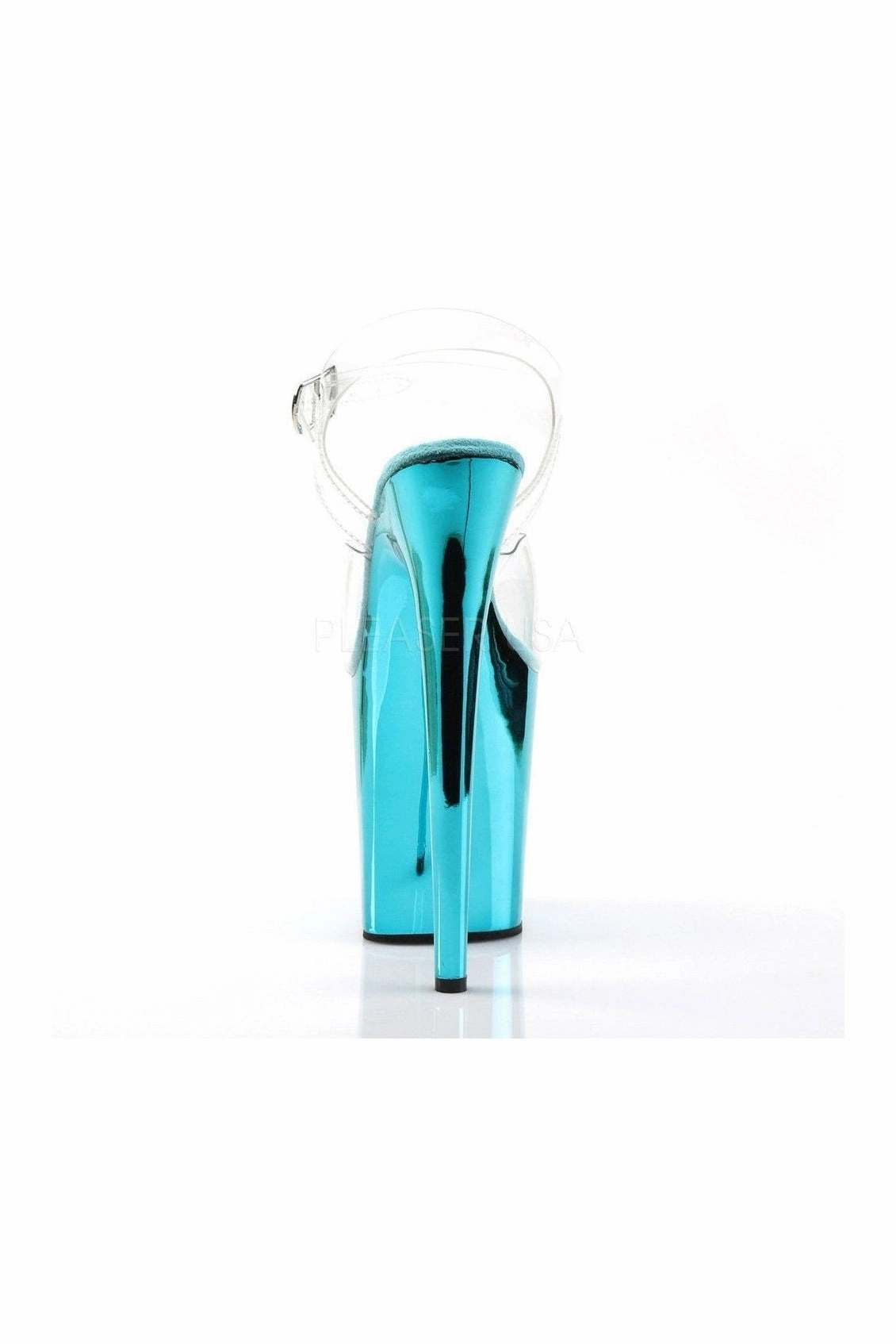 FLAMINGO-808 Platform Sandal  | Clear Vinyl