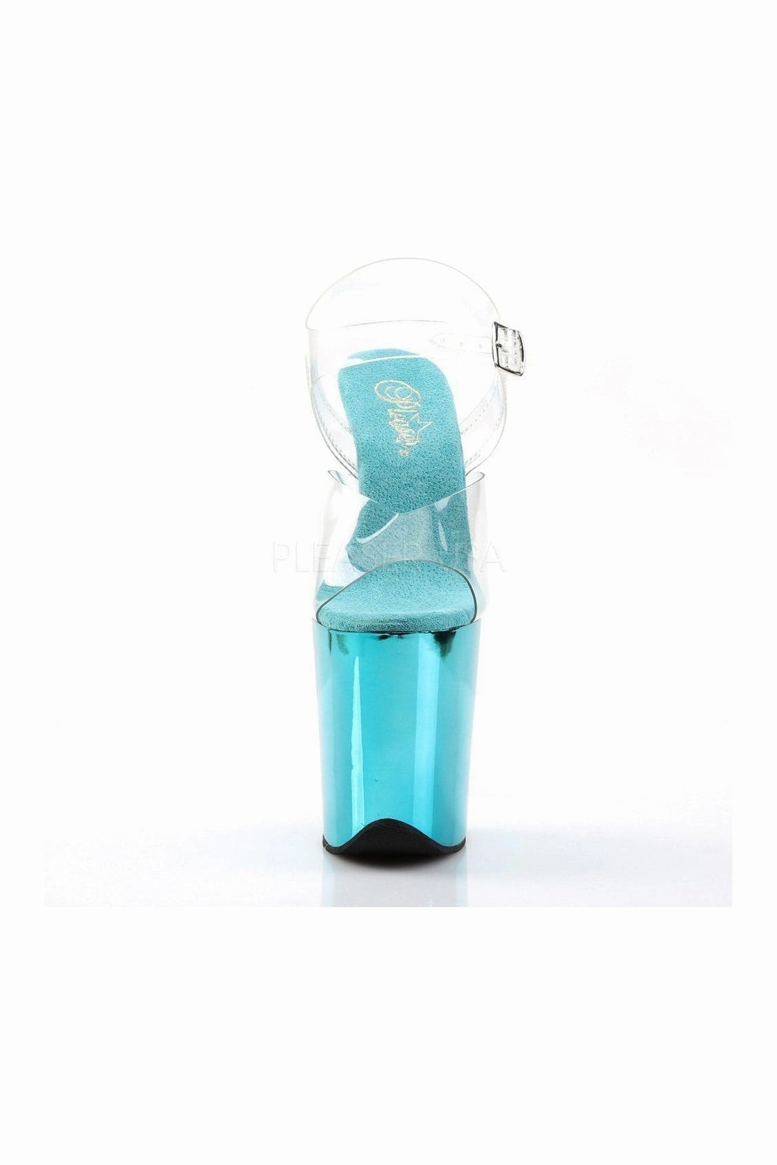 FLAMINGO-808 Platform Sandal  | Clear Vinyl