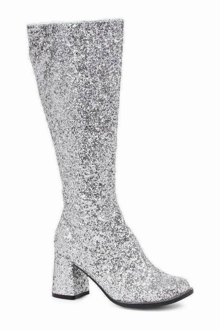 GOGO-G Costume Boot | Silver Glitter