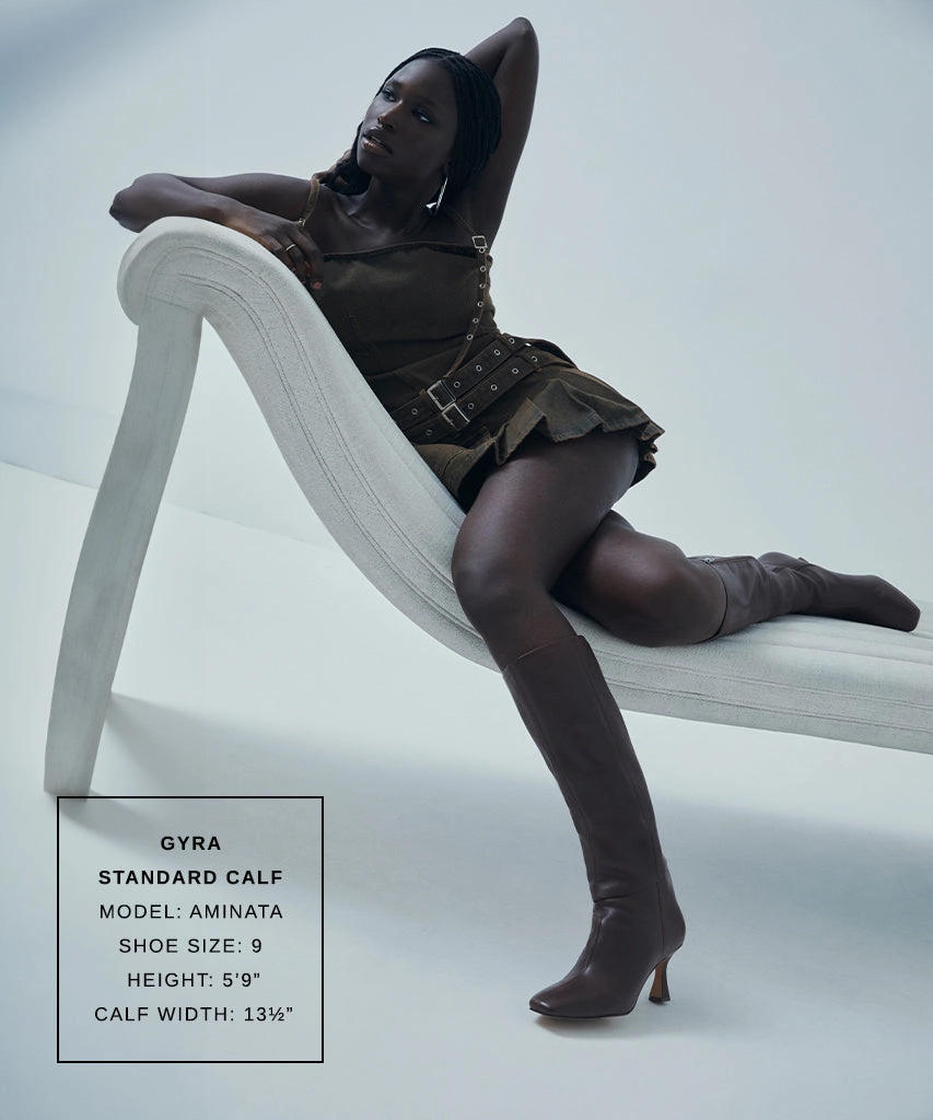 GYRA BOOTS CHOCOLATE LEATHER - re:vita