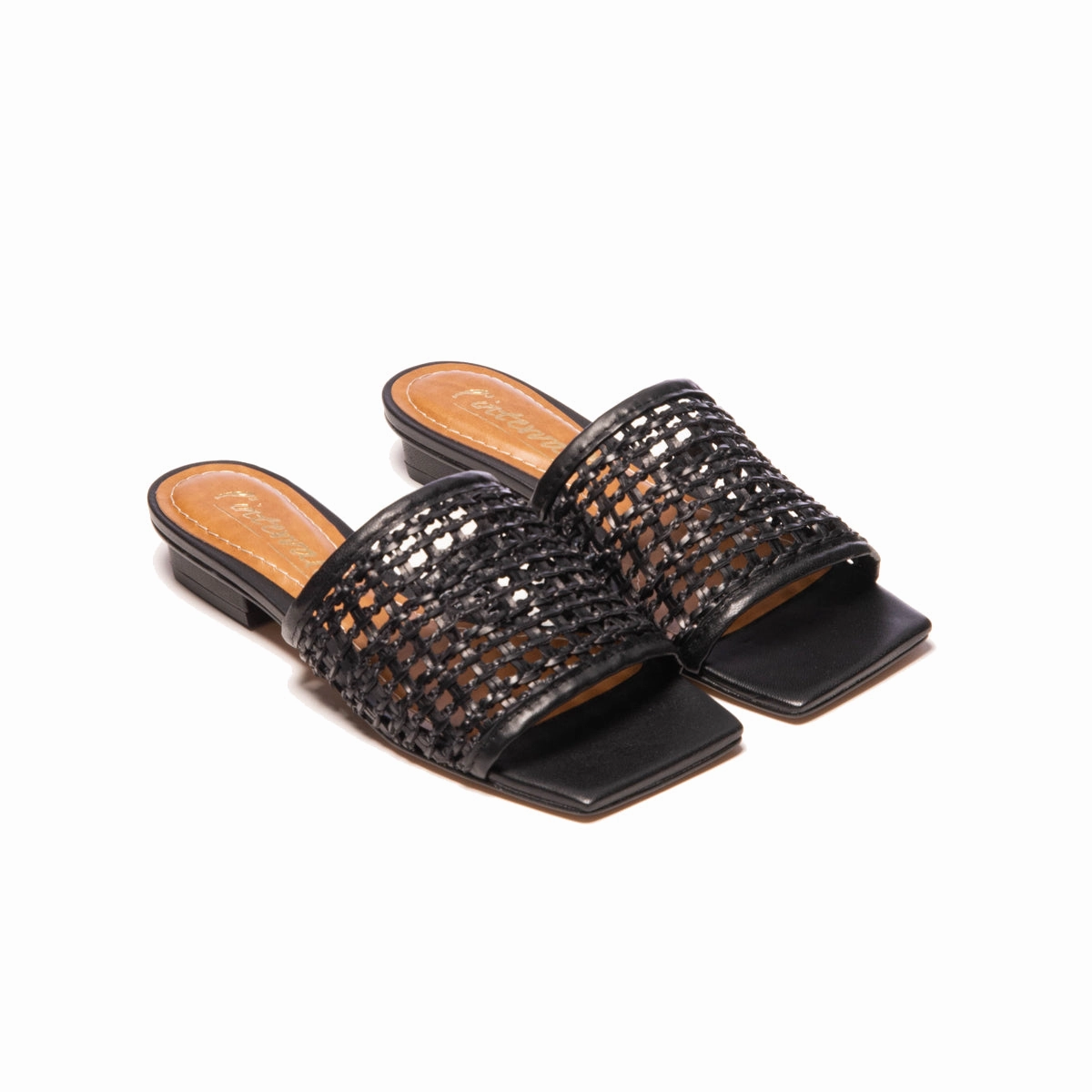 Hibiscus Black Leather