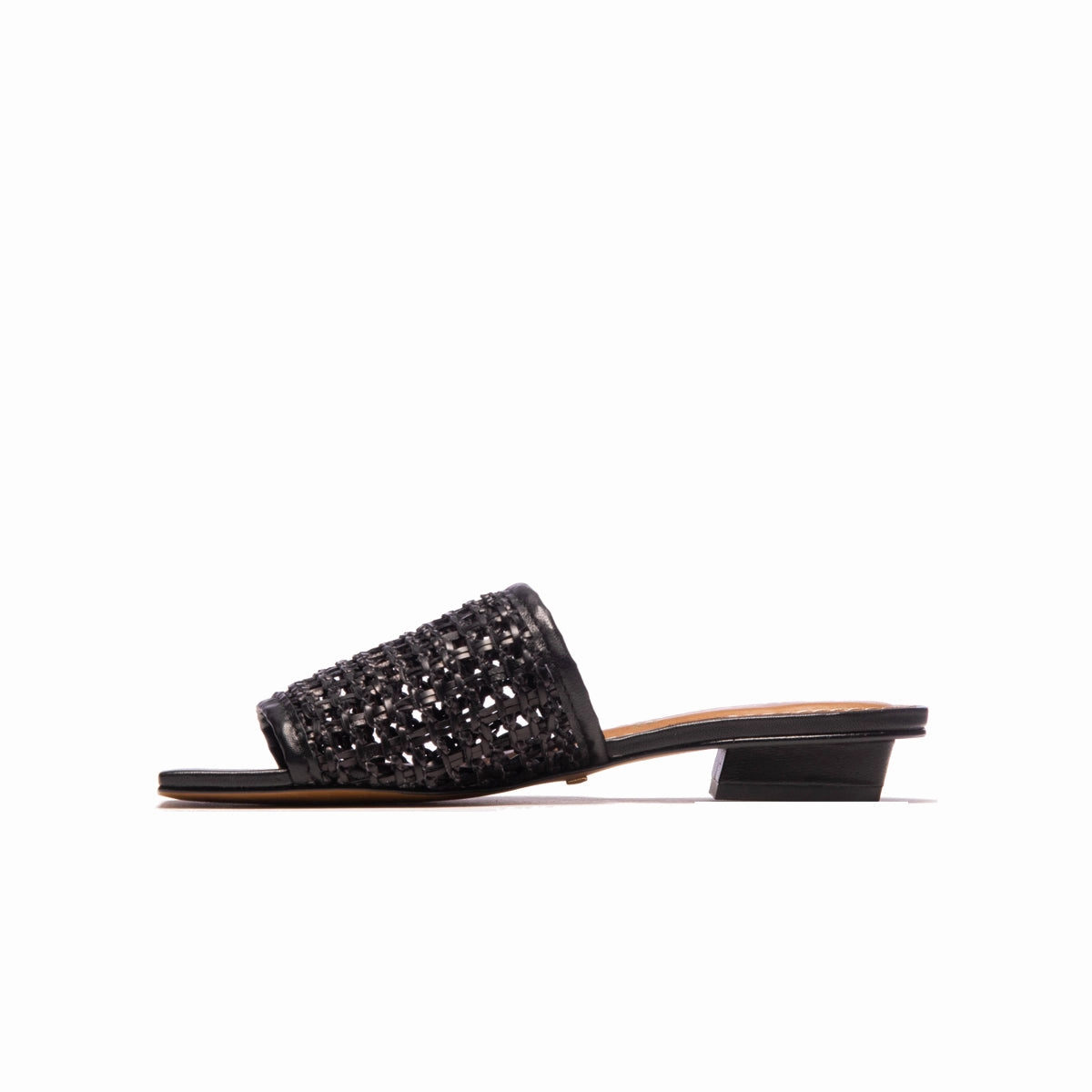 Hibiscus Black Leather