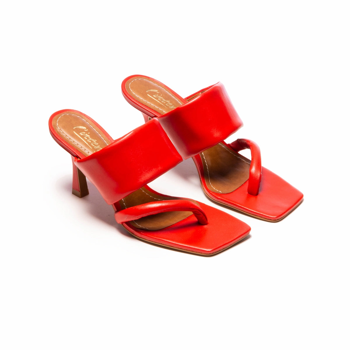 Jet Red Leather