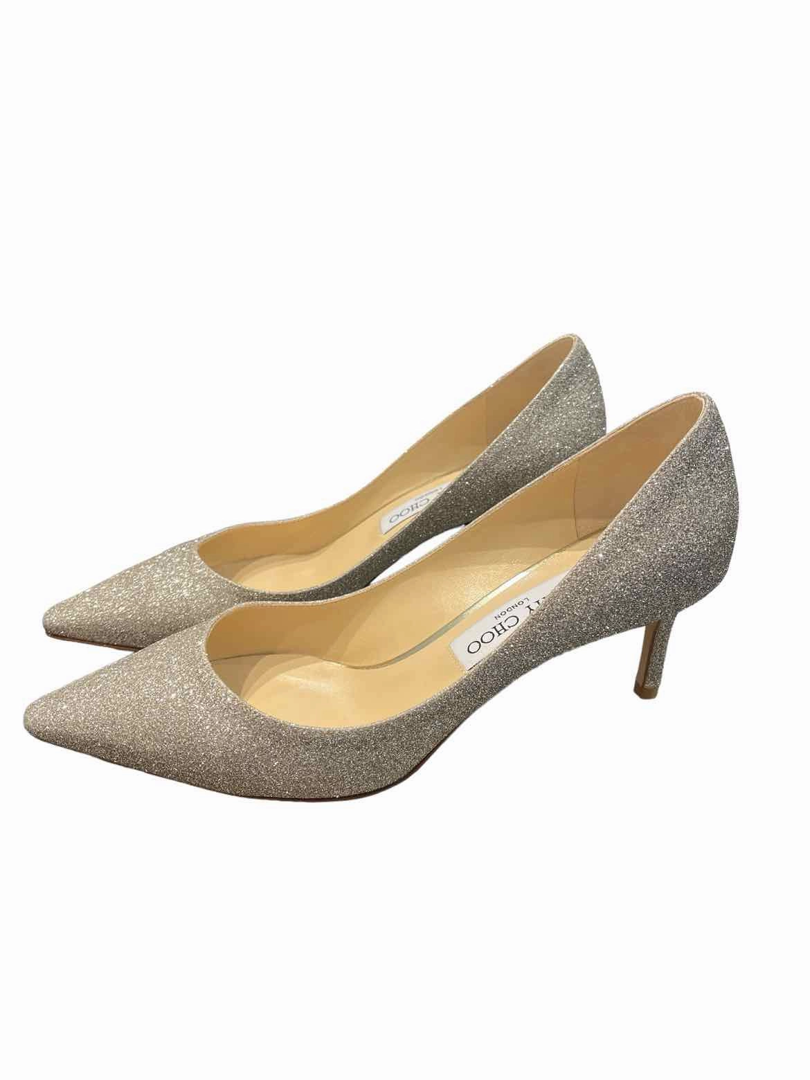 Jimmy Choo Romy 60 Silver Size 39 Shoes