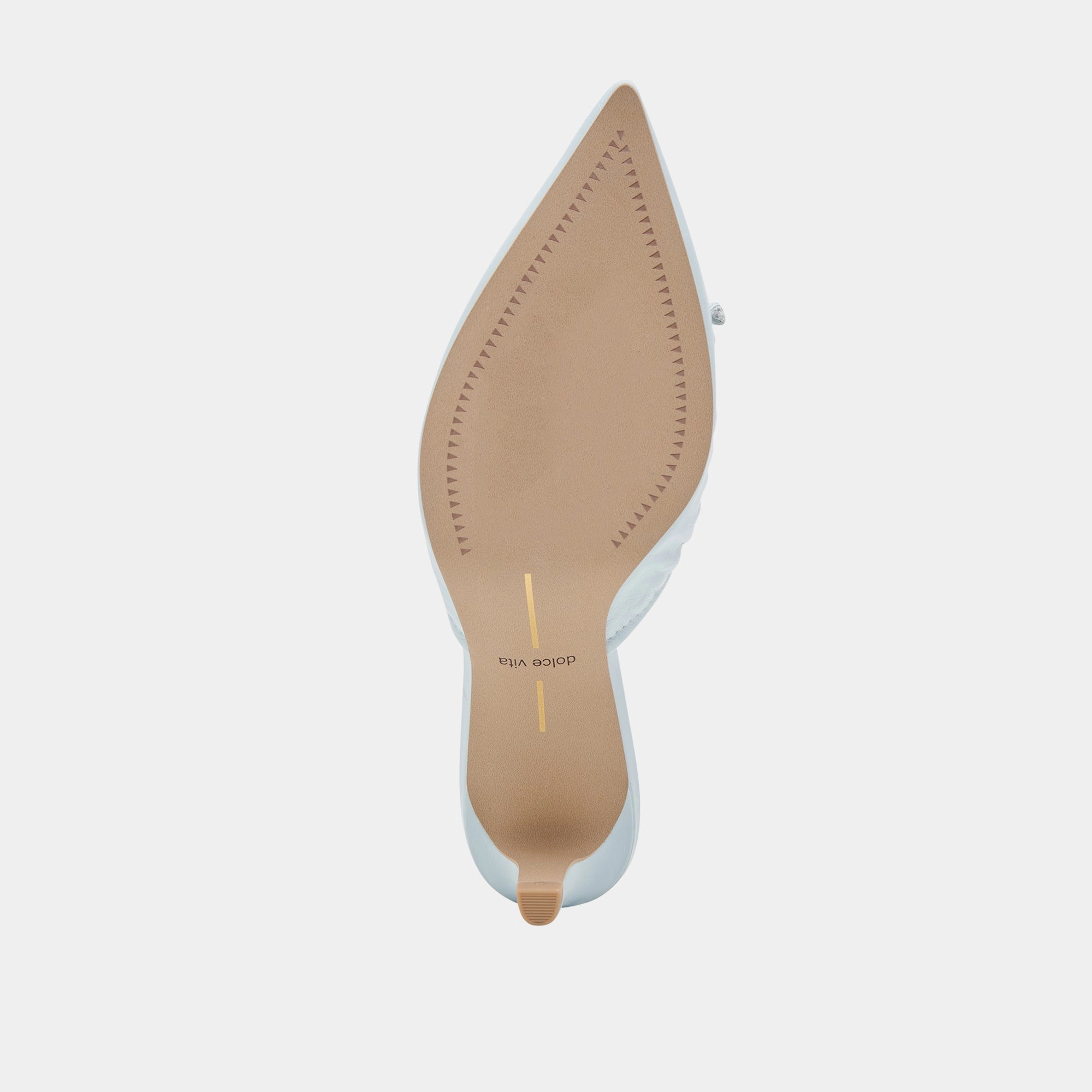 KAIRI MID HEELS ICE BLUE CRINKLE PATENT